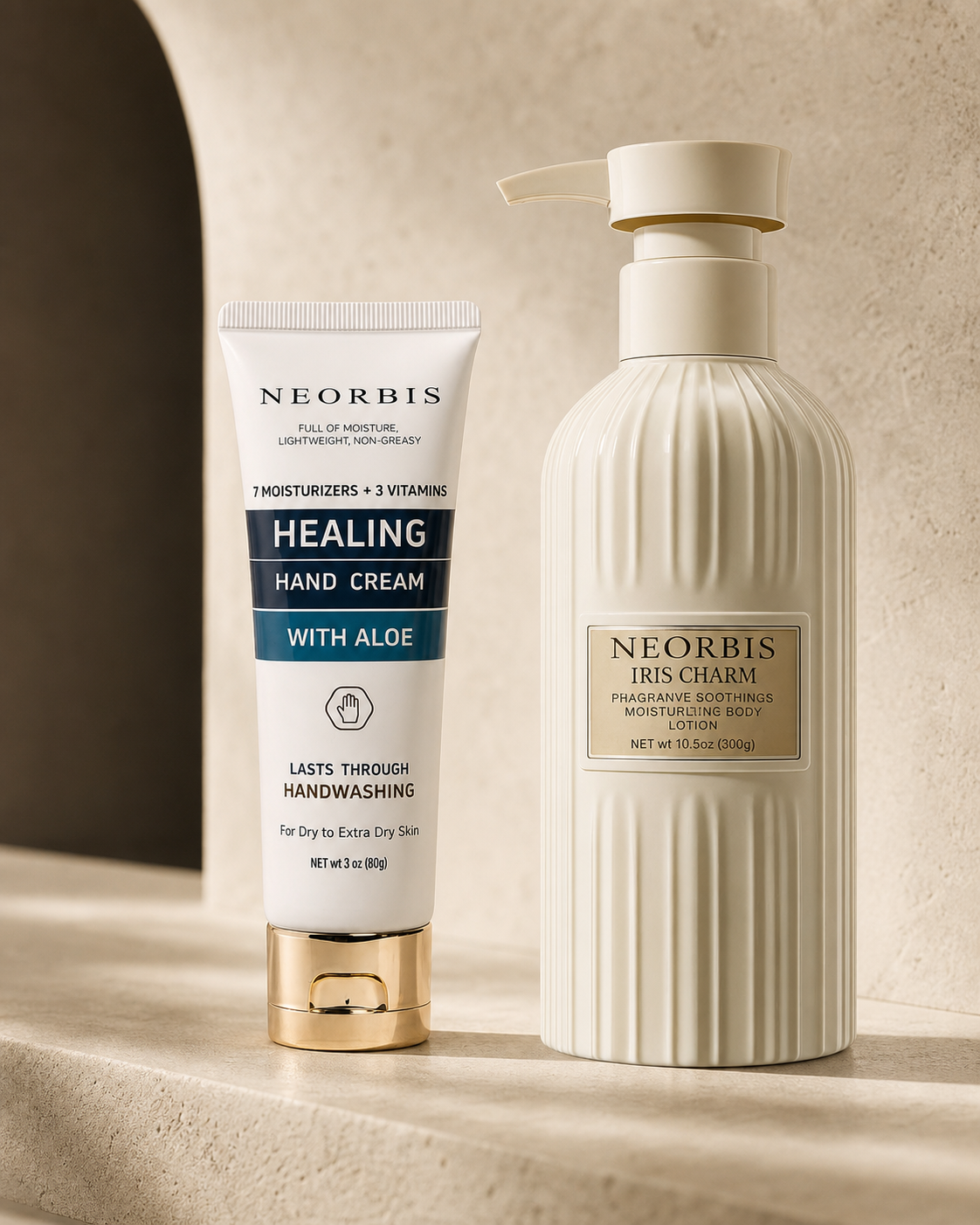 NEORBIS hand cream and body lotion